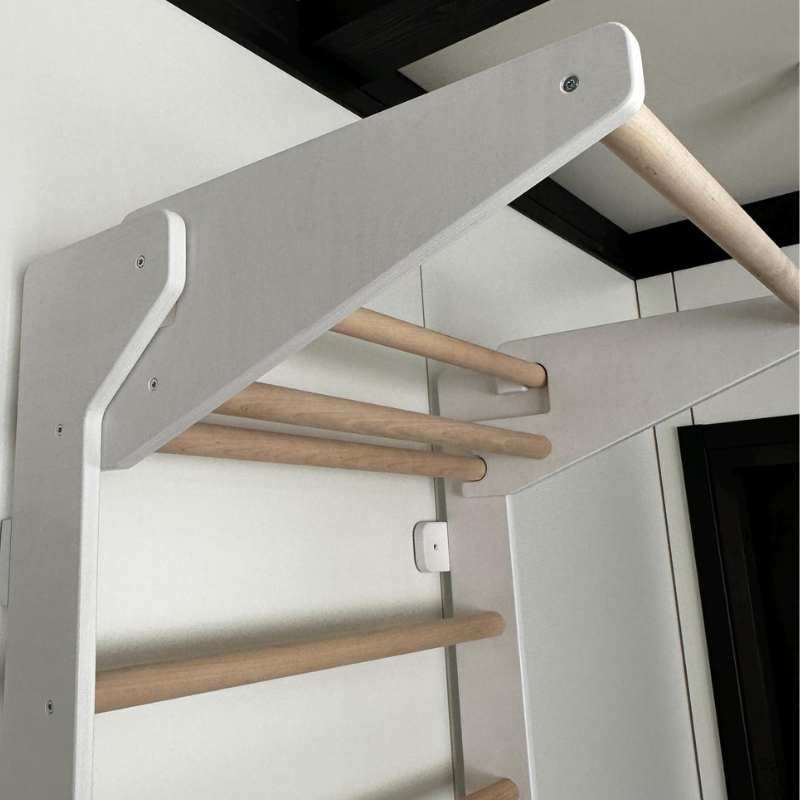 Handcrafted Wooden Swedish Ladder Wall Gym – Premium Home Fitness Stall Bars
